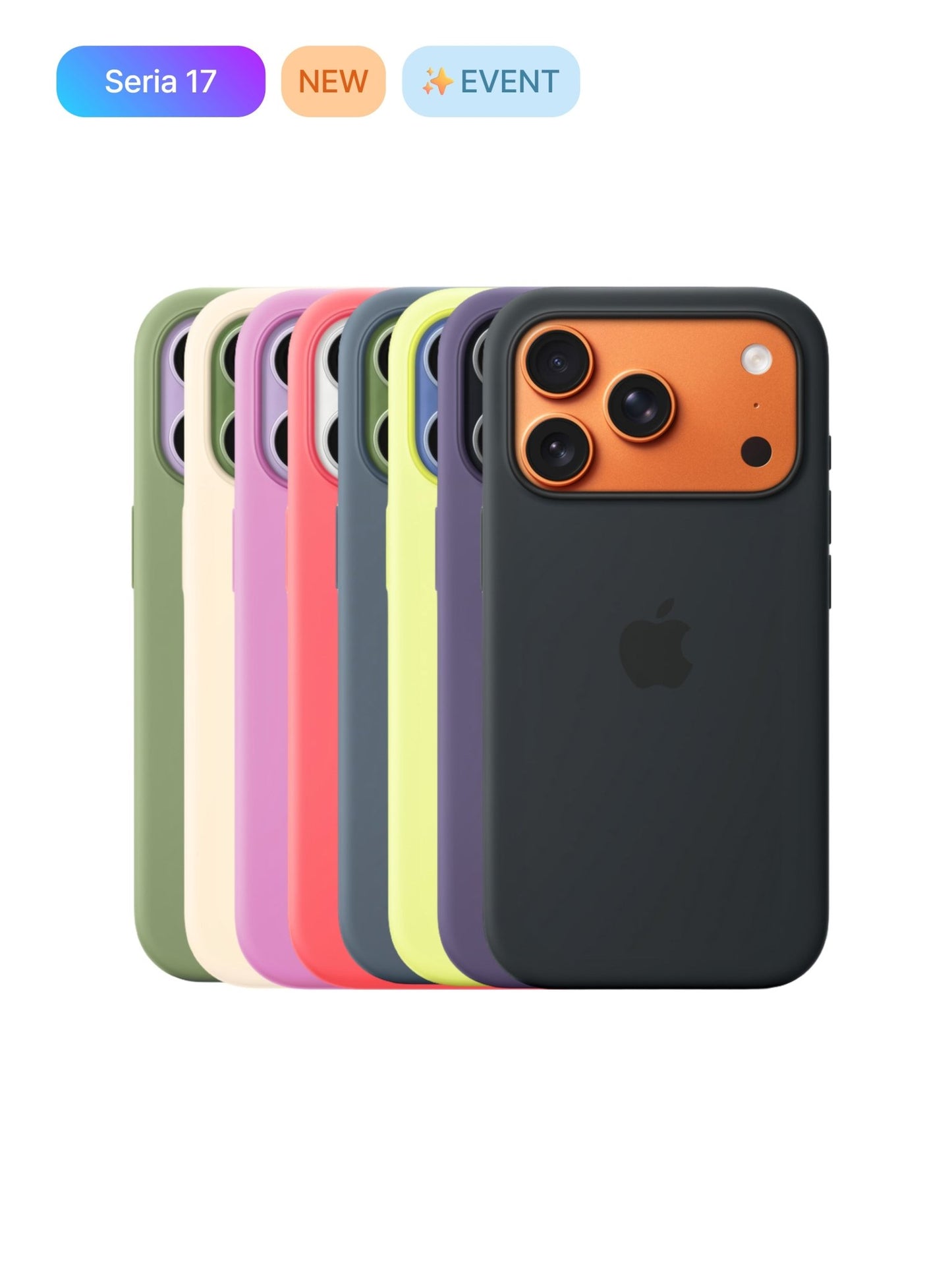 Etui Silikonowe MagSafe do iPhone 17 Buttercase