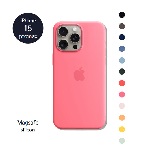[iPhone 15 Promax] Silikonowe Etui Magsafe