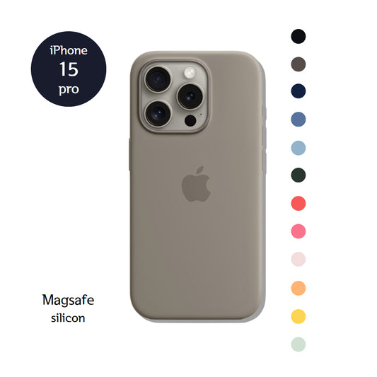 [iPhone 15 Pro] Silikonowe Etui Magsafe