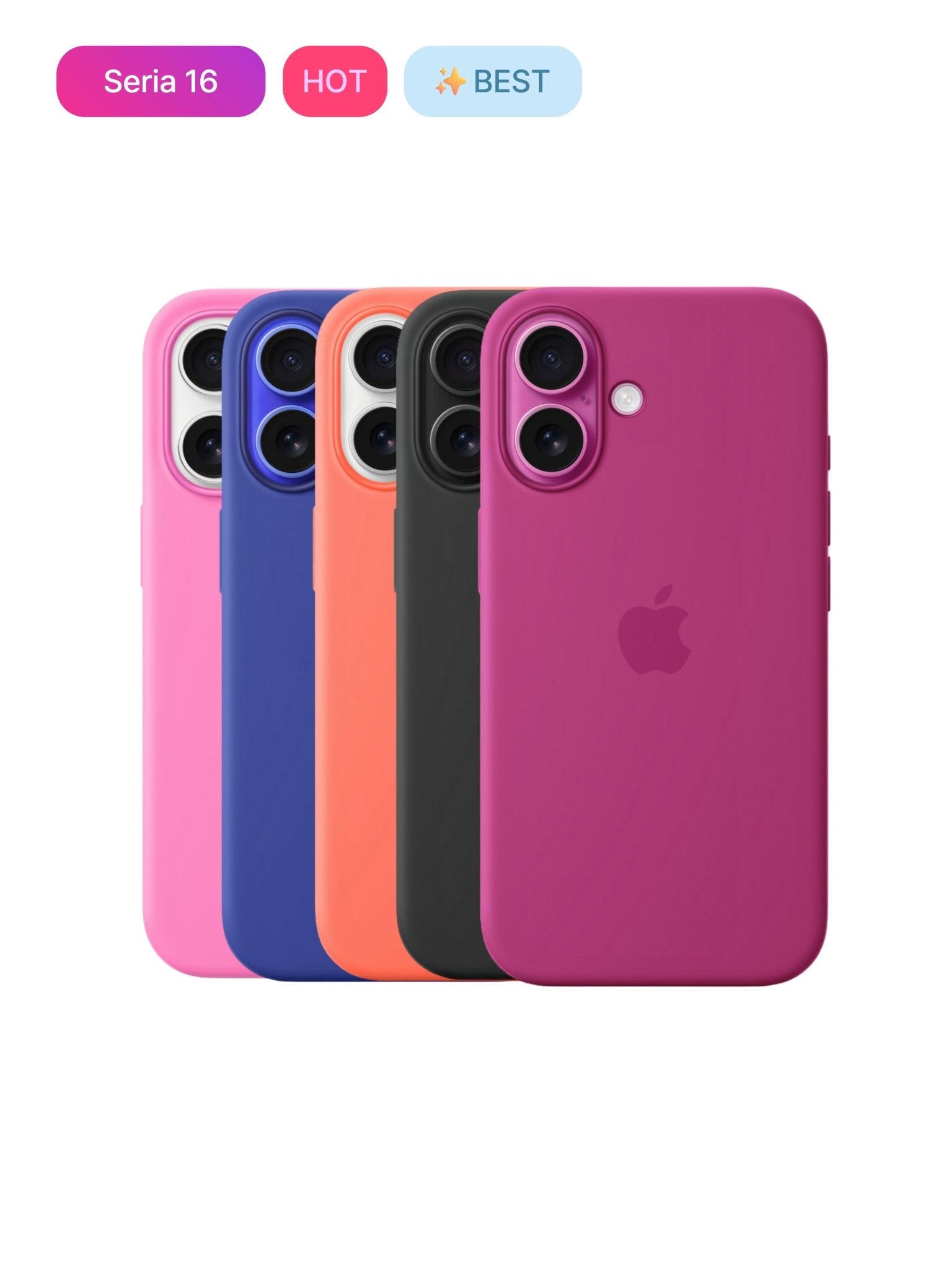 Etui Silikonowe MagSafe do iPhone 16 Buttercase