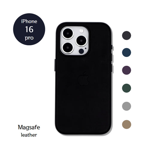 [iPhone 16 Pro] Skórzane Etui Magsafe