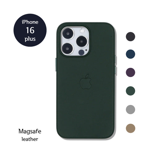 [iPhone 16 Plus] Skórzane Etui Magsafe