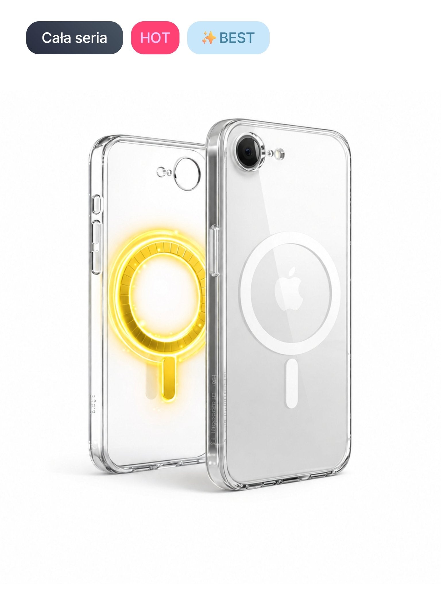Przezroczyste Etui MagSafe do iPhone Buttercase